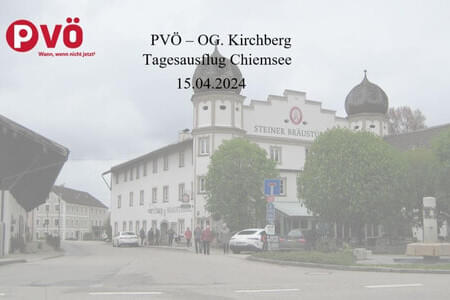 Chiemsee T. Ausfl. PVÖ Kirchberg 15.4.24