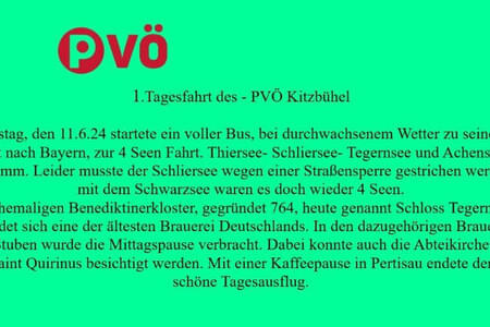 Vier Seen- Fahrt - PVÖ Kitzbühel 2024 Bild 0