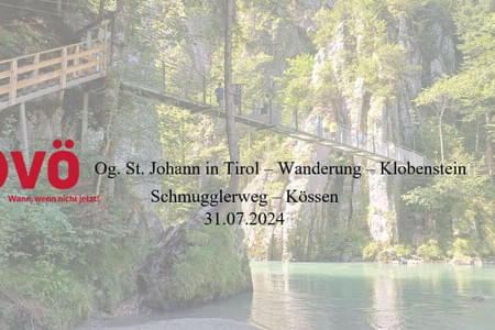 Klobenstein - Schmugglerweg OG St. Johann 31.7.24