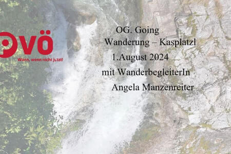 Kasplatzl - OG. Going Wanderung 1.8.24